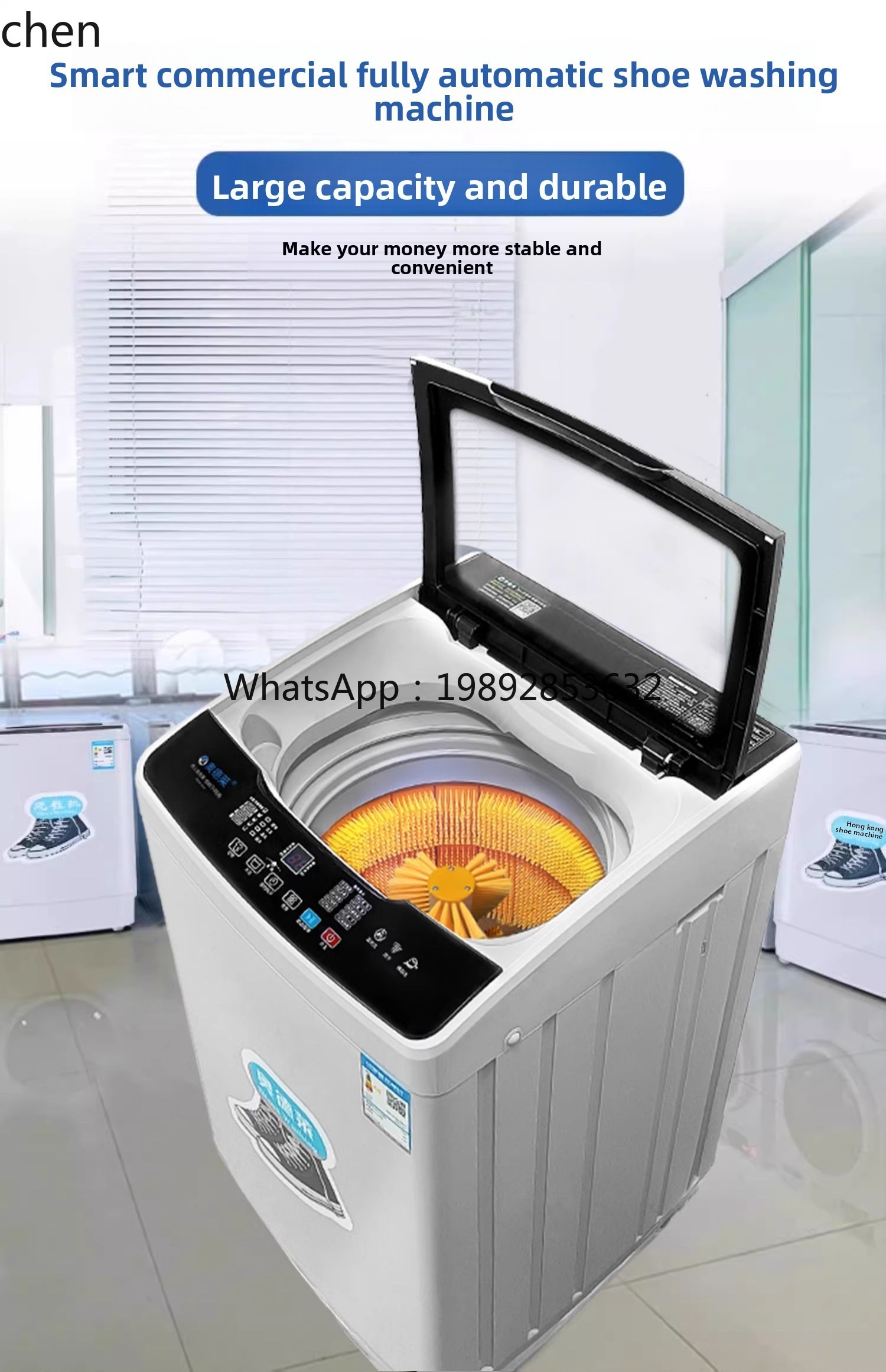 ZZ automatic shoe washing mach - Shoe Brush recension och pris