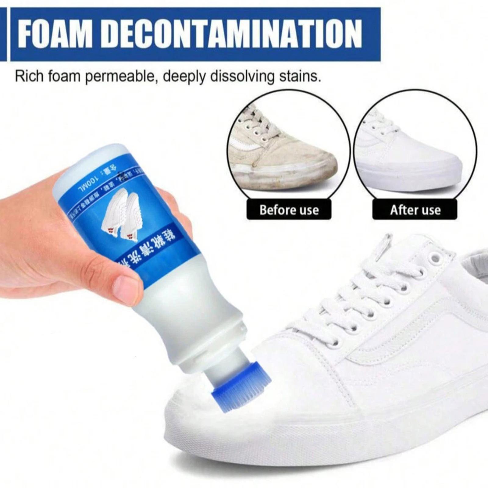 White Shoe Cleaner 100ml Foam  - Sneaker Care Spray recension och pris